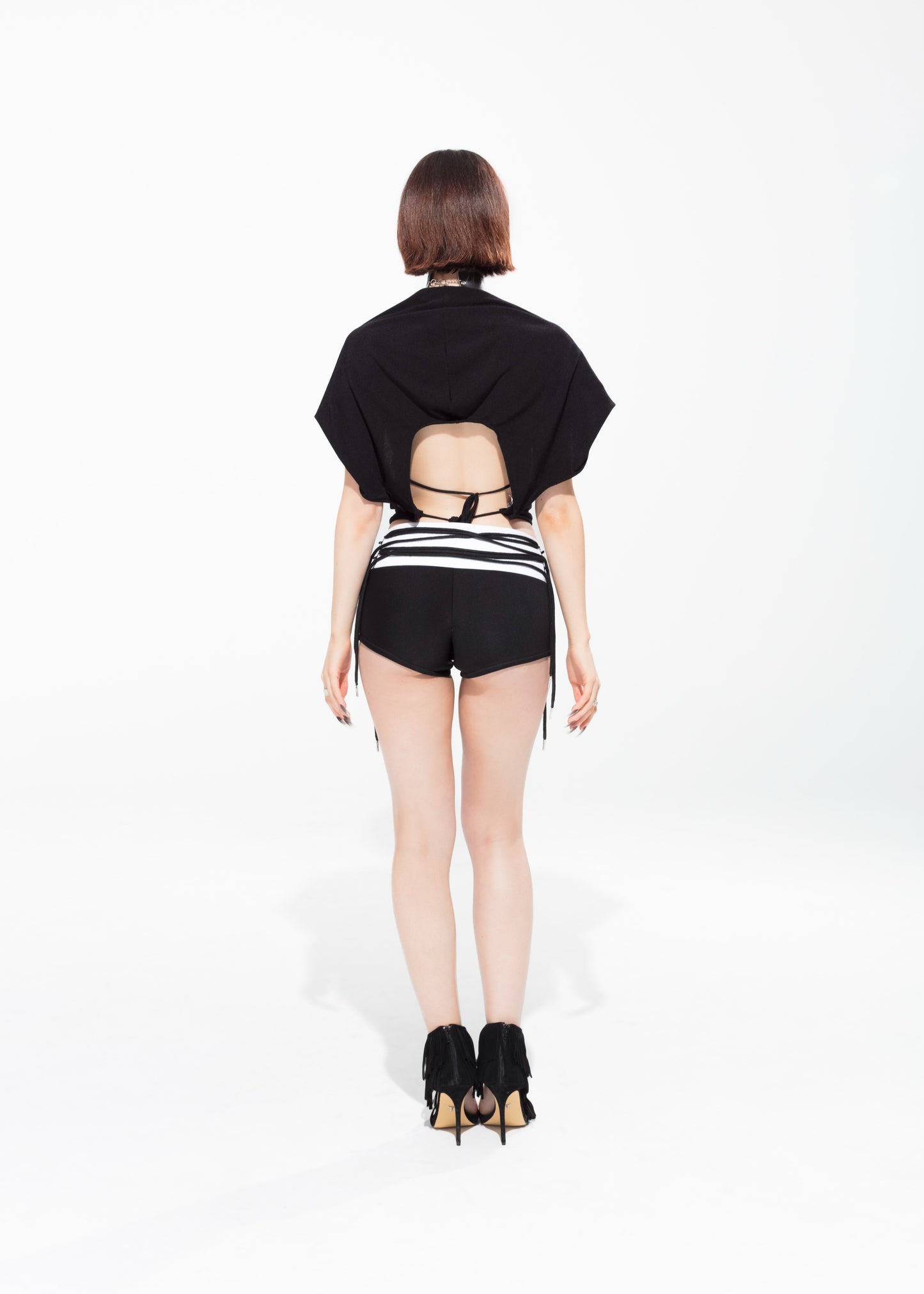 NEOPRENE MINI SHORTS - XILIA XU