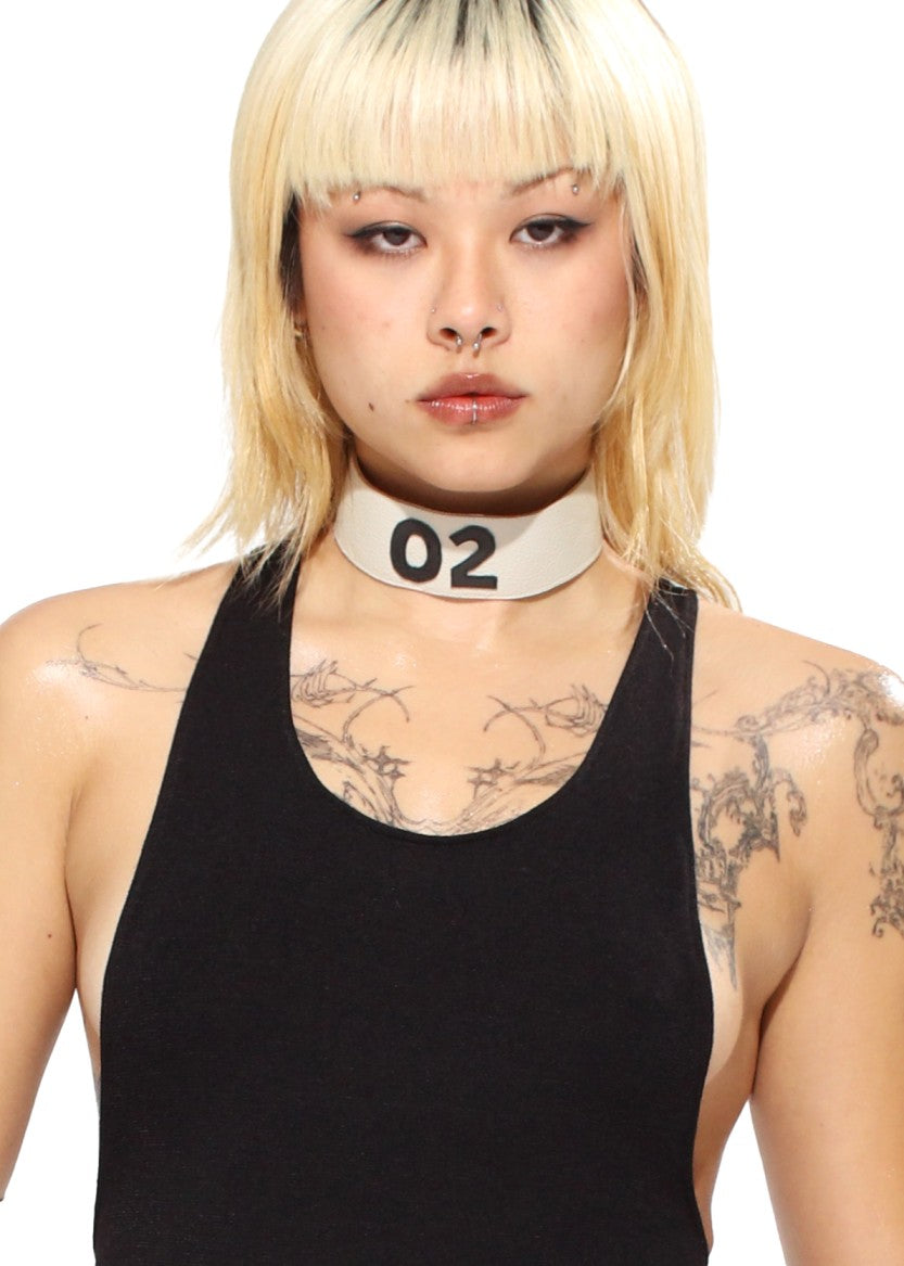 PATCHWORK 02’ CHOKER - BEIGE - XILIA XU