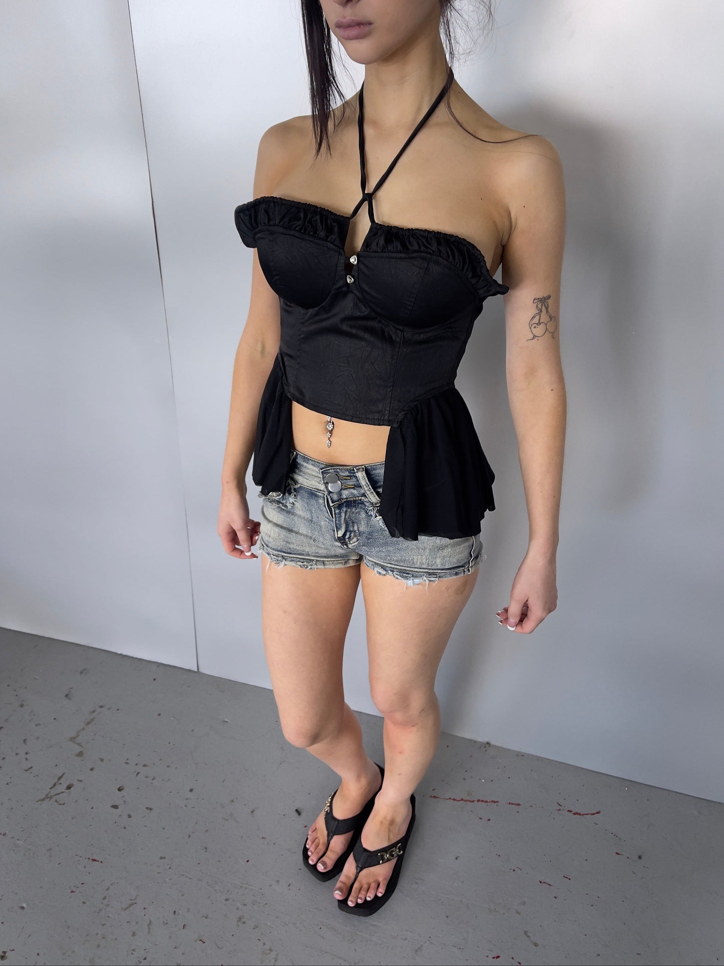 Sweetheart Halter Crop Top