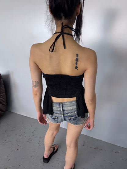 Sweetheart Halter Crop Top
