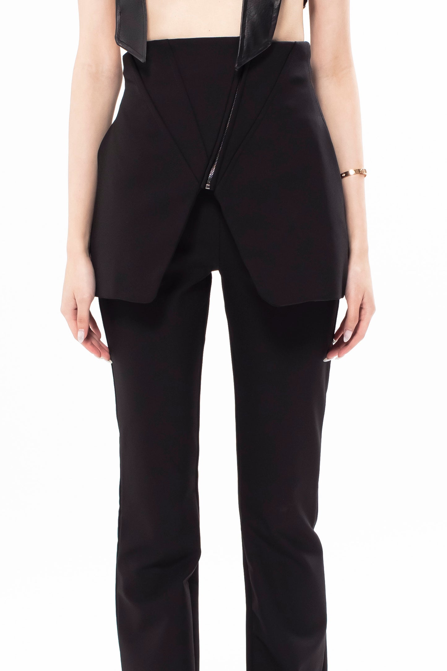 BLACK CORSET PANTS - XILIA XU