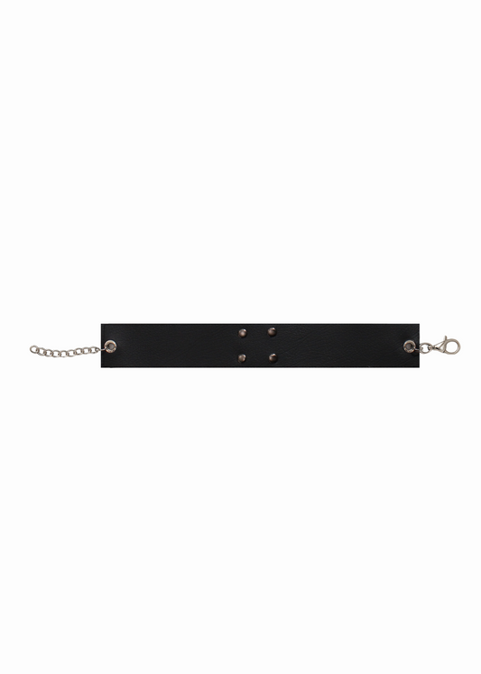 RIVET CHOKER - BLACK - XILIA XU