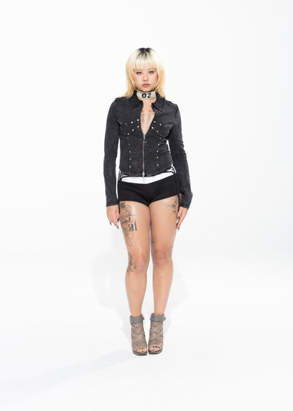 GRAPHITE ZIP UP - XILIA XU