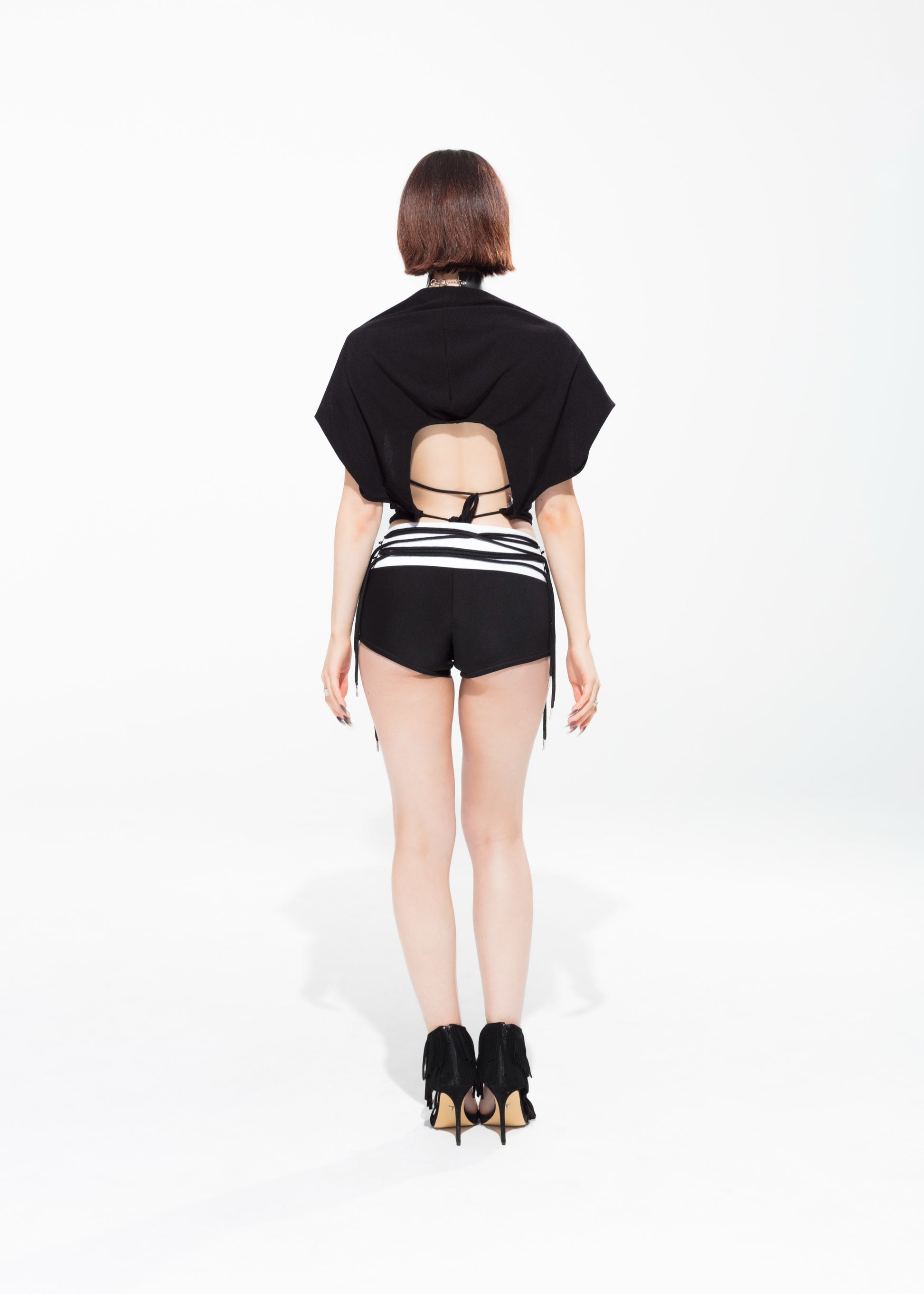 NEOPRENE MINI SHORTS - XILIA XU