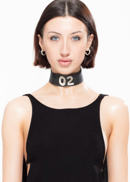 PATCHWORK 02’ CHOKER - BLACK - XILIA XU