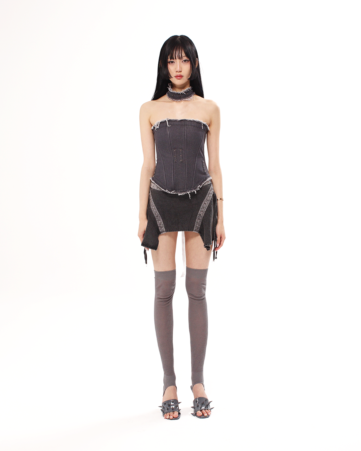 CONCRETE CORSET & CHOKER SET - XILIA XU