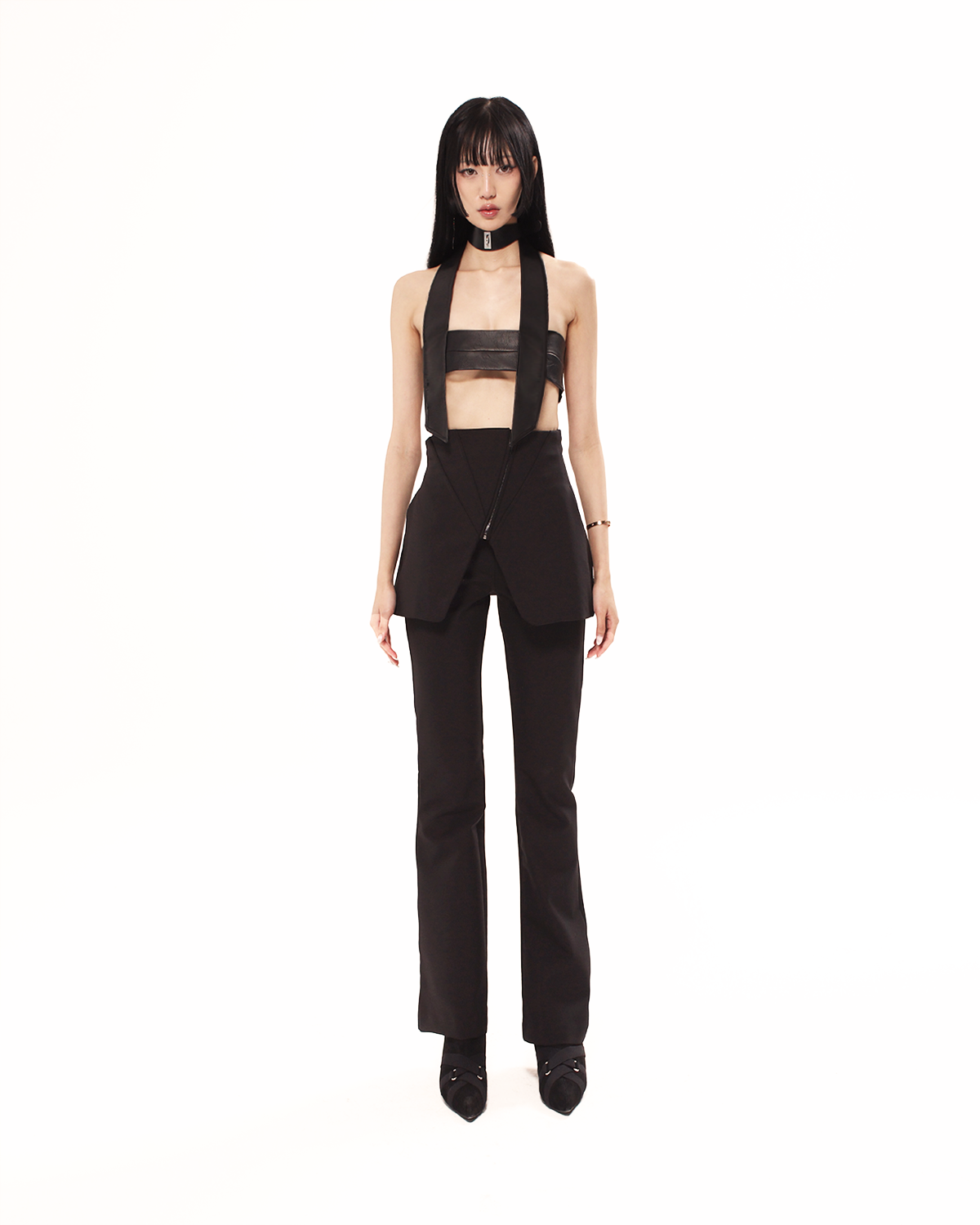 BLACK CORSET PANTS - XILIA XU