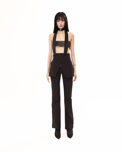 BLACK CORSET PANTS - XILIA XU