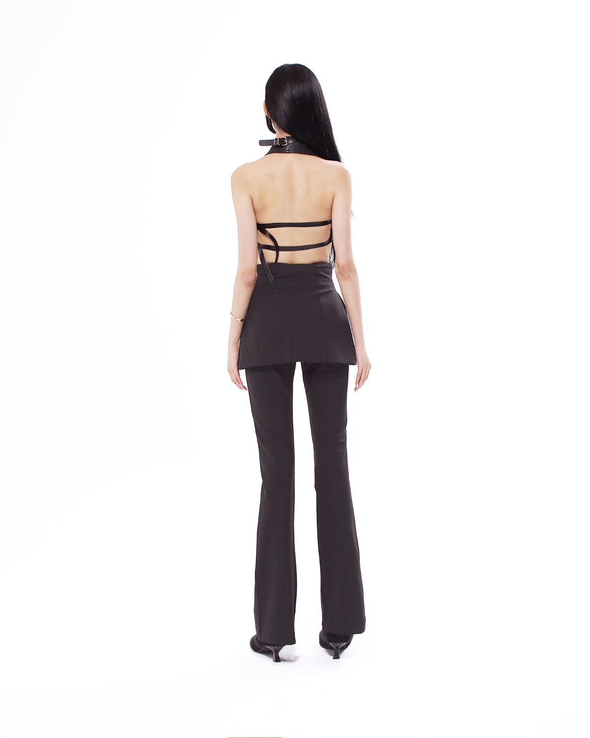 BLACK CORSET PANTS - XILIA XU